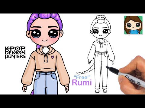 How to Draw Rumi | KPop Demon Hunters "Free"