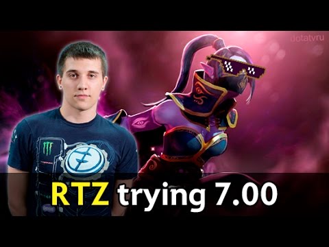 Arteezy practicing heroes in 7.00