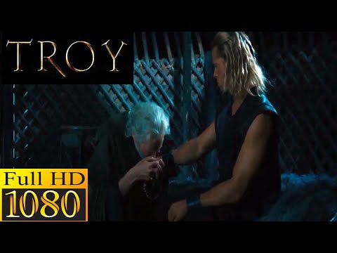 Priamo Va a Chiedere ad Achille il Corpo di Suo Figlio Ettore – Troy (HD Blu-Ray)