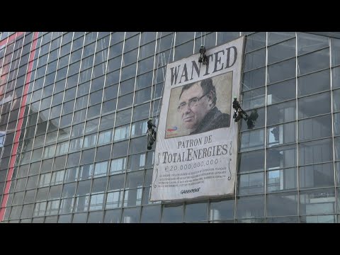 Video Thumbnail: Greenpeace action as TotalEnergies holds its 100th anniversary AGM | AFP