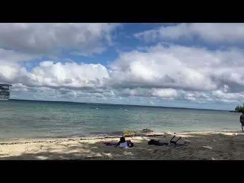 Thumbnail for Cruise holiday.   Beach at Lifou island. New Caledonia. 10th Jul 2025.