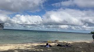 Cruise holiday.   Beach at Lifou island. New Caledonia. 10th Jul 2025.