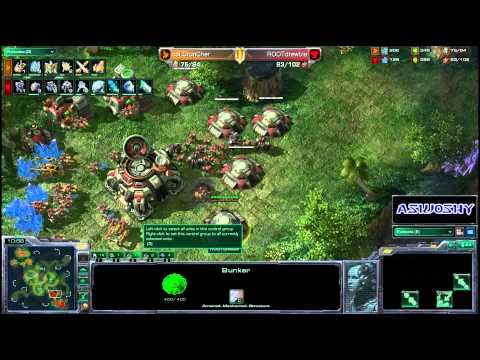 drewbie vs. CrunCher g2 1/2 - StarCraft 2 Commentary (#343)