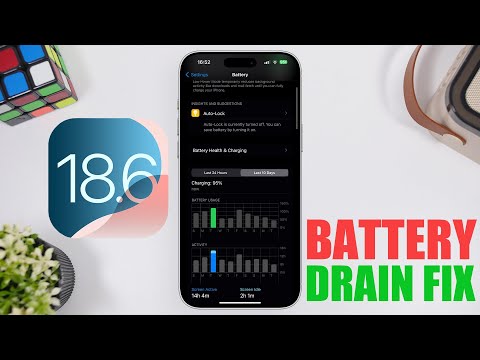 iOS 18.6 - How To FIX Battery DRAIN on iPhone !