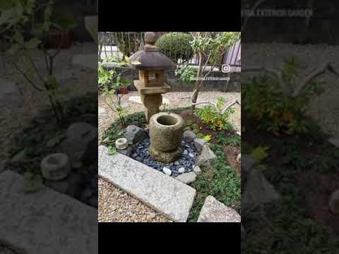 天然プールのある庭園の造園に成功  庭園