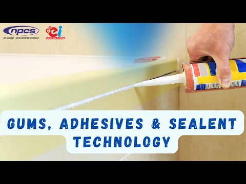 Gums, adhesives & sealants technology (with formulae & their...