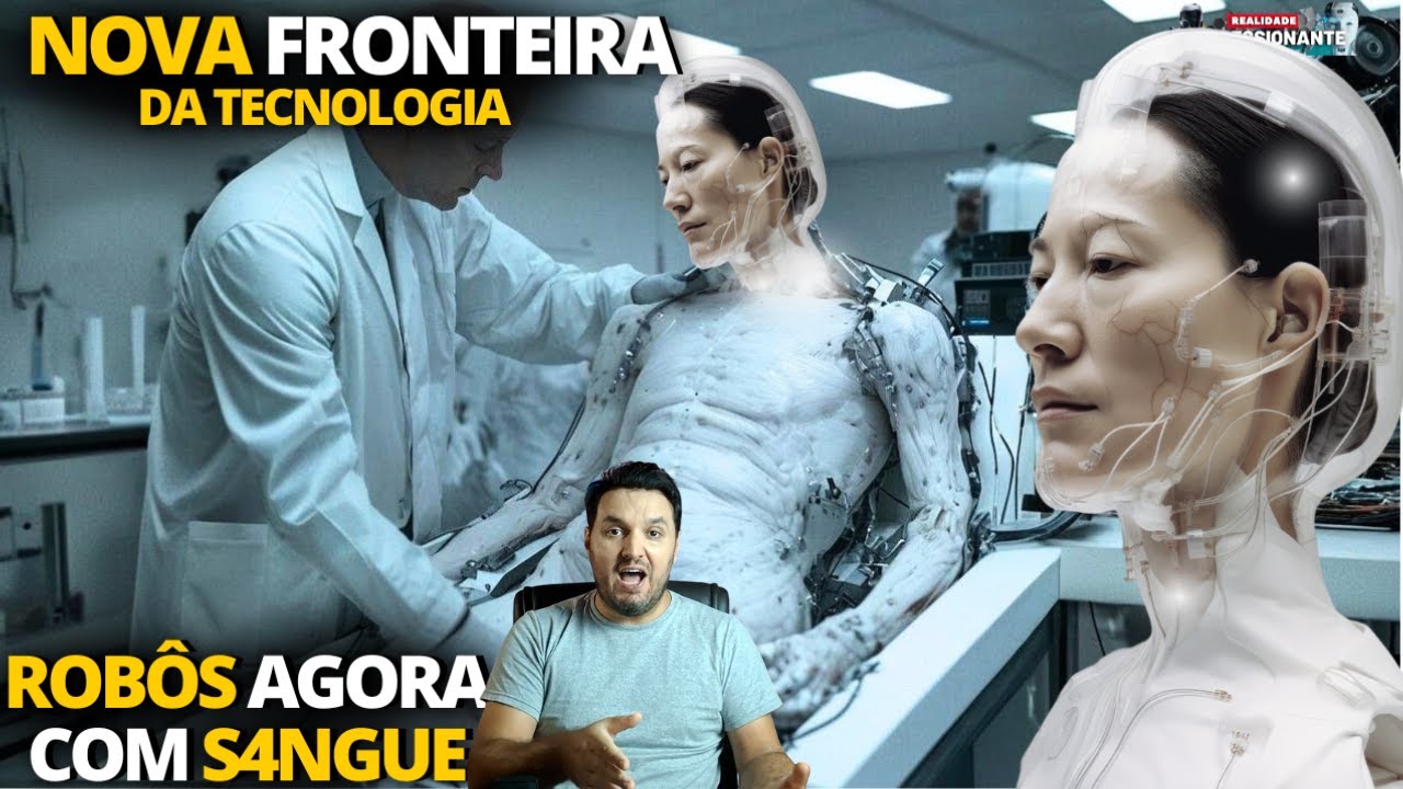 Experimentos Chocantes! Cientistas testam se IA Sente Dor e Desenvolvem 'S4ngue' Para Robôs