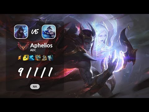 Aphelios ADC vs Ashe - NA GrandMaster Patch 13.12