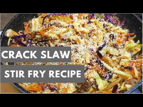 Crack Slaw Stir Fry - Low Carb Recipe By Risa | Weight watchers Recipe