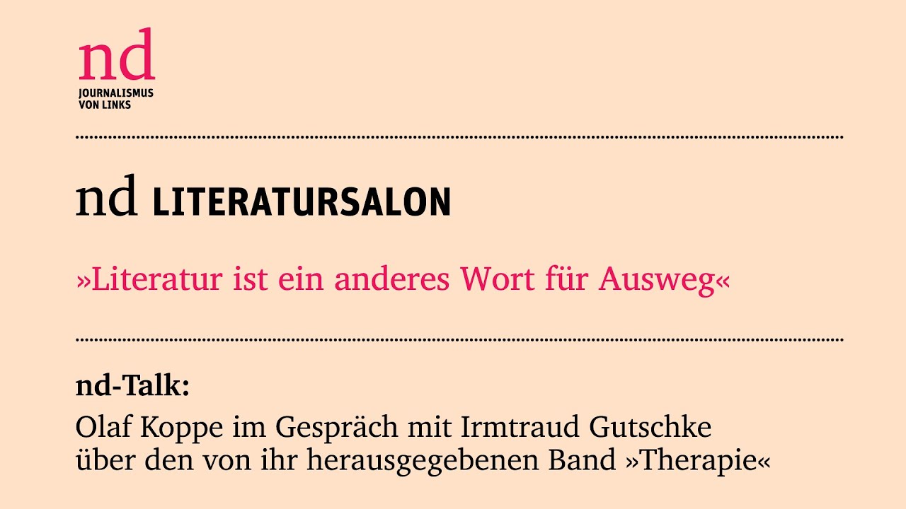 Literatur ist ein anderes Wort für Ausweg Video-Thumbnail von YouTube