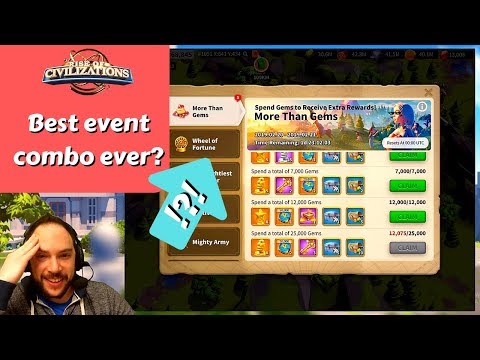 YSG on Wheel of Fortune + More than GEMS!?  O-M-G!!!  | Rise of Kingdoms (ROK)