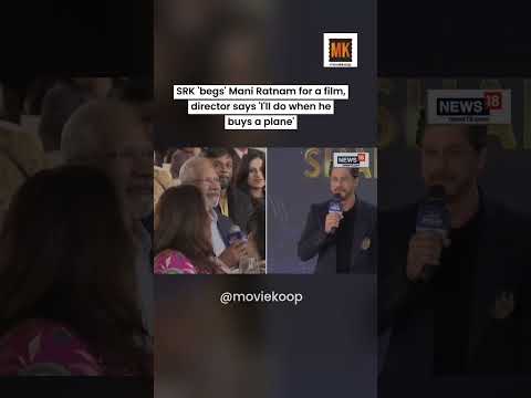 SRK Appeals to Mani Ratnam for a Film, Director's Condition: 'I'll Agree When He Buys a Plane