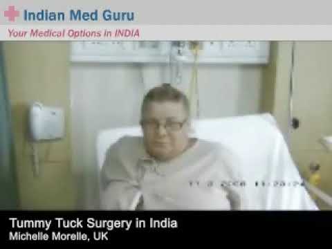 Michelle from UK who came for her tummy tucks surgery in India