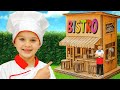 Cardboard Cafe Adventure For Kids