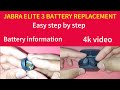 jabra elite 3 battery replacement easily step by step 4k video