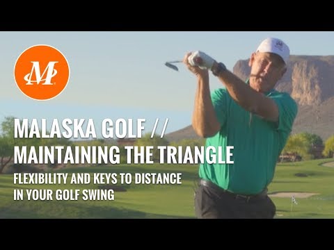 Malaska Golf // Full Swing - Maintaining the Triangle for Greater Distance