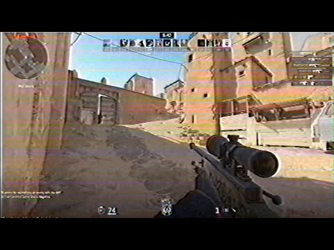 Old-school Technology: Counter Strike 2 Gameplay Recorded on a VHS Cassette