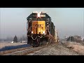 CSX 8701 SD60 fresh repaint defeats the Botkins ...