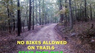 preview picture of video 'Pilot Mountain, N.C. Mountain Bike Descending'