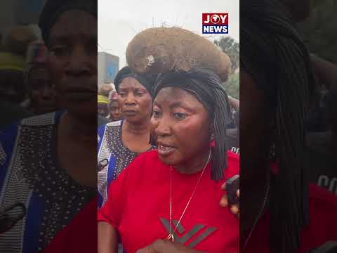 Yams on their heads, justice on their minds. Women in Ghana demand justice for Salomey Baffour