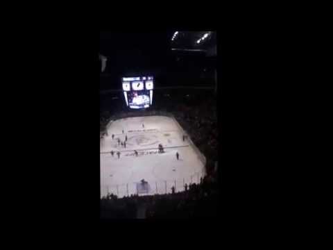 Seth Jones First NHL Goal OCT 12, 2013