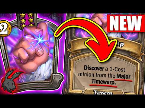 This New Spell is NOT Balanced! (INSANE Board) | Hearthstone Battlegrounds