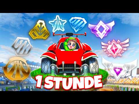 In 1 STUNDE den HÖCHSTEN RANG in ROCKET LEAGUE erreichen!? 😱🔥