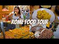 Best ROME Food Tour | Pasta Carbonara, Colosseum, Gelato, Roman Pizza & More
