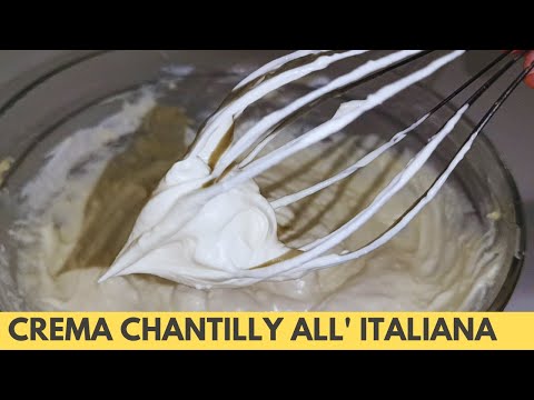 CREMA DIPLOMATICA o CHANTILLY ALL' ITALIANA