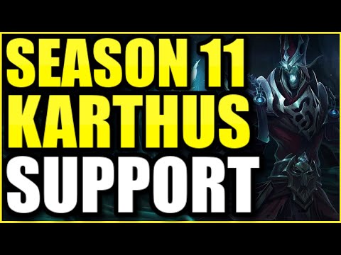 My friends FORCED me to play KARTHUS SUPPORT.... and then this happened 🤣