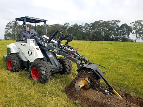 Trenching with MCM Compact Loaders