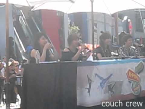 110911 Miss A + f(x) Sings Shinee's Lucifer (Short Clip)