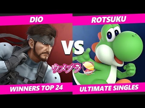 Umebura SP5 SSBU - DIO (Snake) Vs. Rotsuku (Yoshi) Smash Ultimate Tournament Top 24