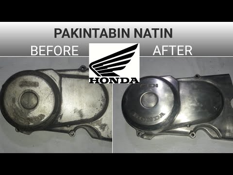 Polishing Engine Cover using only Sand Paper