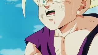 gohan llora por la muerte de goku