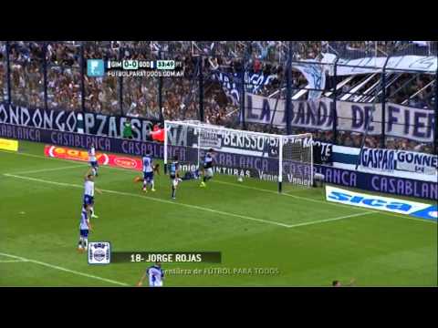 Gol Rojas. Gimnasia LP 1- Godoy Cruz 0. Fecha 5. Primera División. FPT.