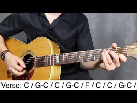 Down on the corner CCR Guitar lesson - Tutorial - How to play