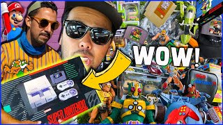 TheNesPursuit - All this was bought at ONE SWAP MEET! Boxed SNES - He Man Figures - Expansion Pak