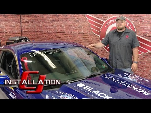 2015-2020 Mustang Roush Windshield Banner Etched Glass Installation