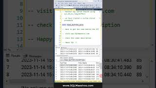 SQL Server OS RING BUFFERS DMV