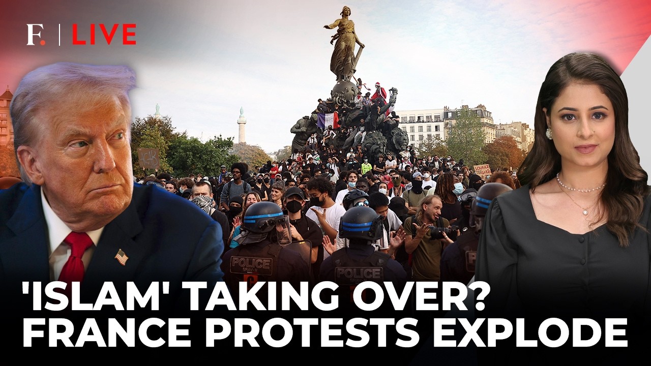 'Islam Takeover' Driving France Protests? Trump's Bombshell As Students Rage| Firstpost Live