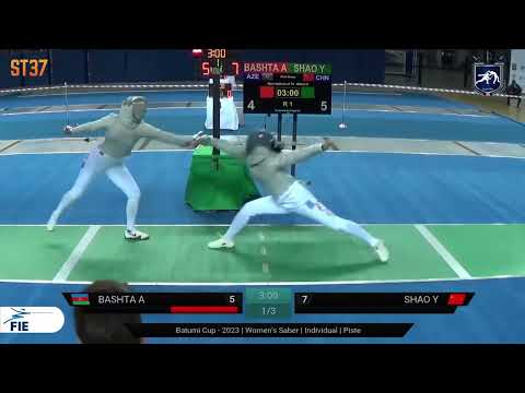Batumi World Cup 2023 SWS - L16 - Anna Bashta AZE v Shao Yaqi CHN
