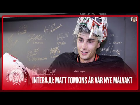Frölunda: Youtube: Matt Tomkins på plats med laget Frölunda: Youtube: Matt Tomkins på plats med laget