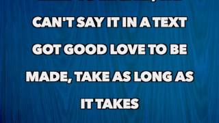 Rascal Flatts - Hands Talk (Full Song Lyrics)