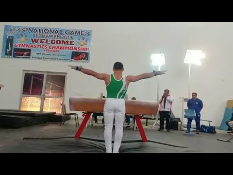 USA Gymnastic  Player Asad jooma Performing on Pomal Horse😊