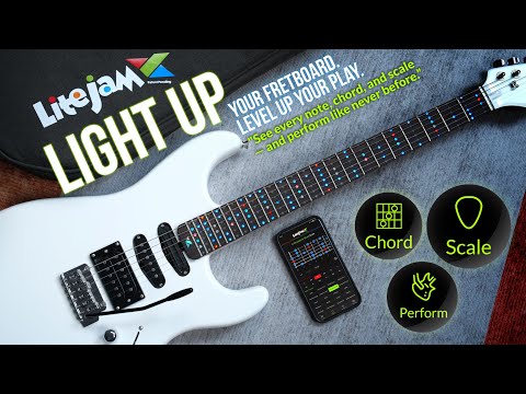 Litejam Smart Guitar RGB24/BK Black - Electric Guitar image 18