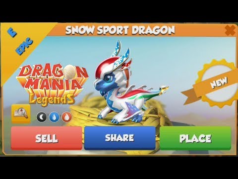 Epic SNOW SPORT Dragon Hatching + Clan Siege Event! - DML #748