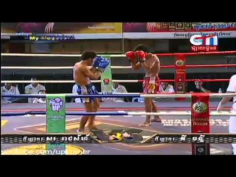 Khmer Boxing on CTN on 27 Oct 2013 Sor Reach Sei VS Ky Chanthy]