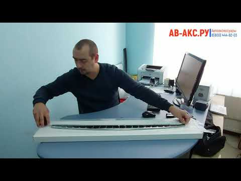 Видеообзор накладки на задний бампер Kia Rio седан c 2017 по 2020