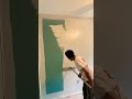 How to paint a wall fast